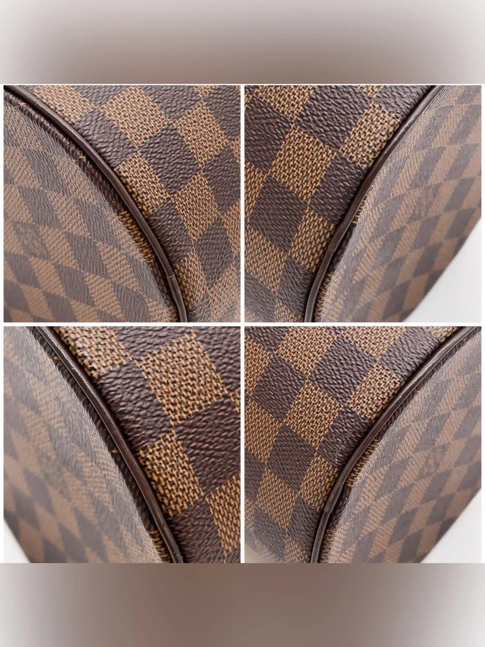 Louis Vuitton Brown Damier Ebene Mini Papillon Satchel with Pouch